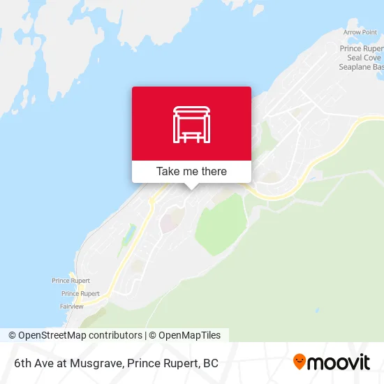 6th Ave at Musgrave map