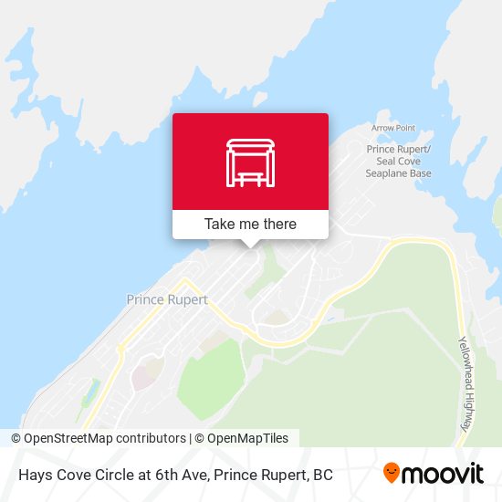 Hays Cove Circle at 6th Ave map
