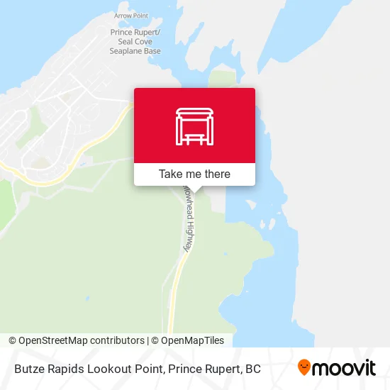 Butze Rapids Lookout Point map