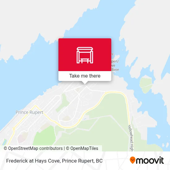 Frederick at Hays Cove map