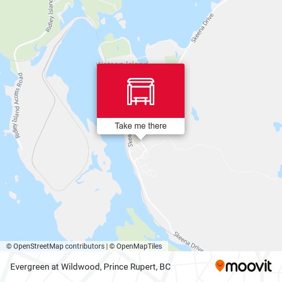 Evergreen at Wildwood map