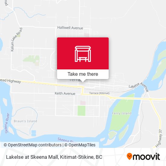 Lakelse at Skeena Mall map