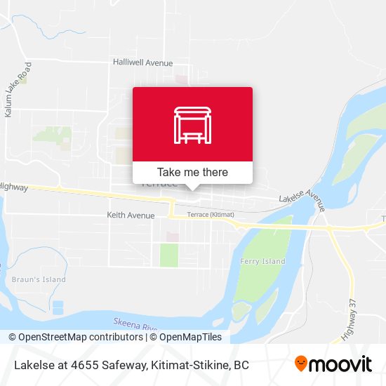 Lakelse at 4655 Safeway map