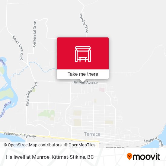 Halliwell at Munroe map