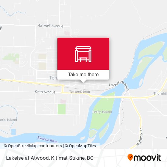 Lakelse at Atwood map