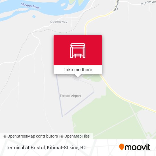 Terminal at Bristol map