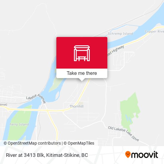 River at 3413 Blk map