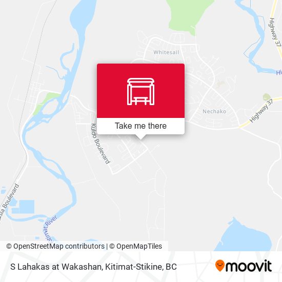 S Lahakas at Wakashan map
