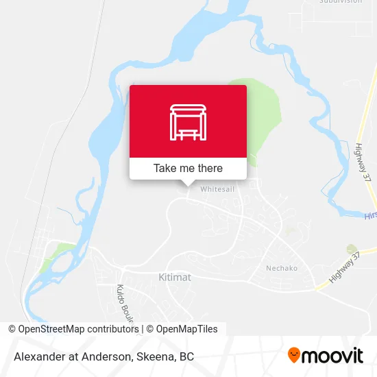 Alexander at Anderson map