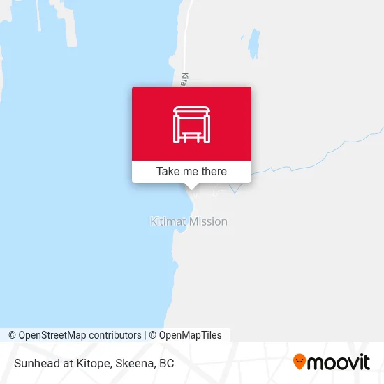 Sunhead at Kitope map