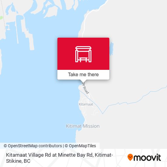 Kitamaat Village Rd at Minette Bay Rd plan