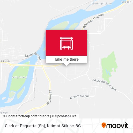 Clark at Paquette (Sb) map