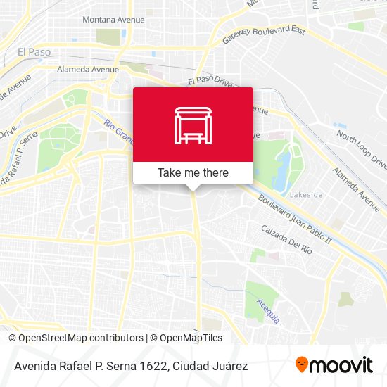Mapa de Avenida Rafael P. Serna 1622
