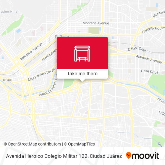 Mapa de Avenida Heroico Colegio Militar 122