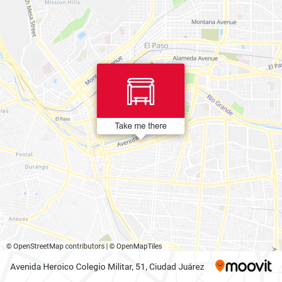 Mapa de Avenida Heroico Colegio Militar, 51
