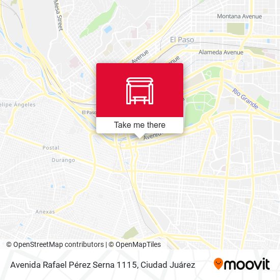 Mapa de Avenida Rafael Pérez Serna 1115