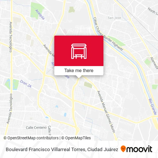 Mapa de Boulevard Francisco Villarreal Torres