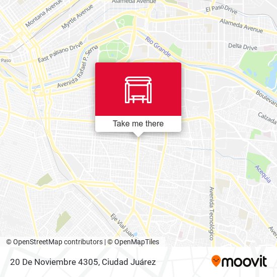 Mapa de 20 De Noviembre 4305