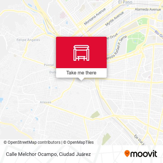 Calle Melchor Ocampo map