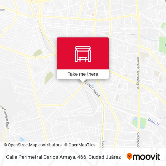 Mapa de Calle Perimetral Carlos Amaya, 466