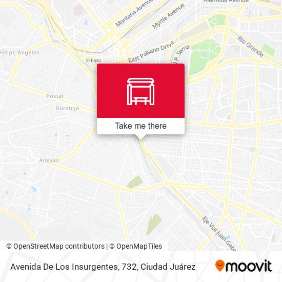 Mapa de Avenida De Los Insurgentes, 732