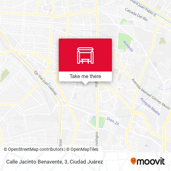 Mapa de Calle Jacinto Benavente, 3