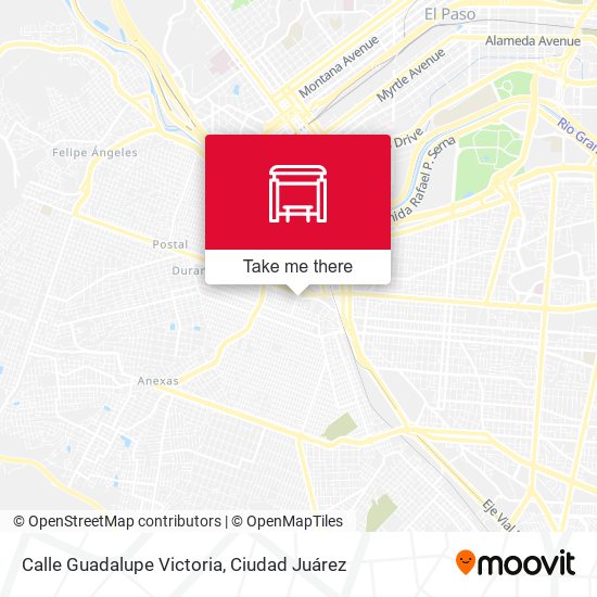 Mapa de Calle Guadalupe Victoria