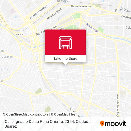 Calle Ignacio De La Peña Oriente, 2354 map