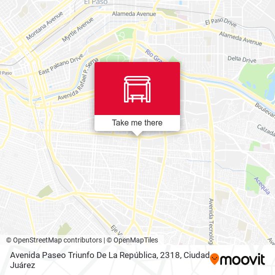 Mapa de Avenida Paseo Triunfo De La República, 2318
