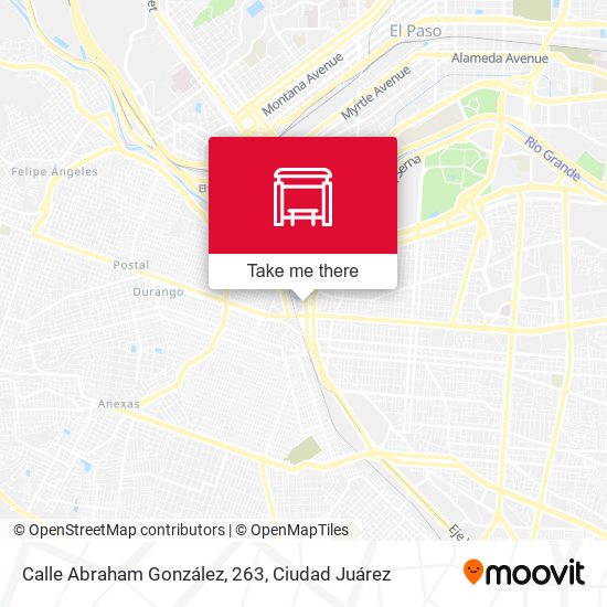 Mapa de Calle Abraham González, 263