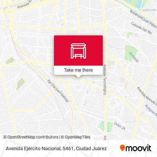 Avenida Ejército Nacional, 5461 map