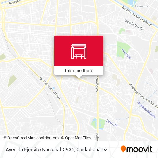 Avenida Ejército Nacional, 5935 map