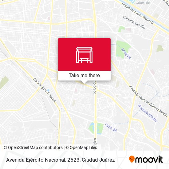 Avenida Ejército Nacional, 2523 map