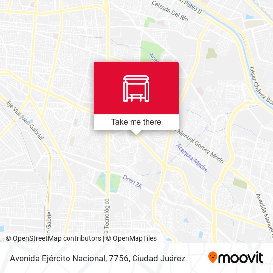 Avenida Ejército Nacional, 7756 map