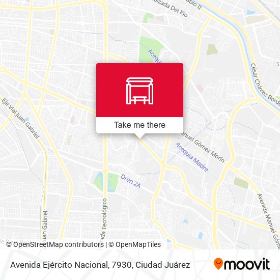 Avenida Ejército Nacional, 7930 map