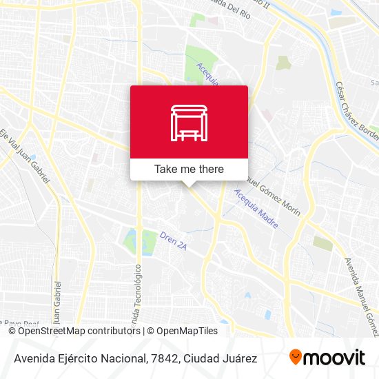 Avenida Ejército Nacional, 7842 map