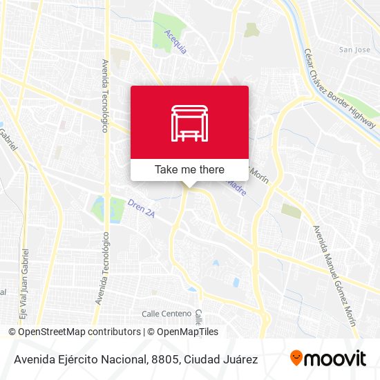 Avenida Ejército Nacional, 8805 map