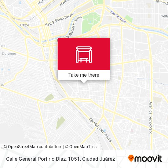 Calle General Porfirio Díaz, 1051 map