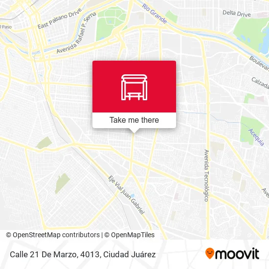Mapa de Calle 21 De Marzo, 4013