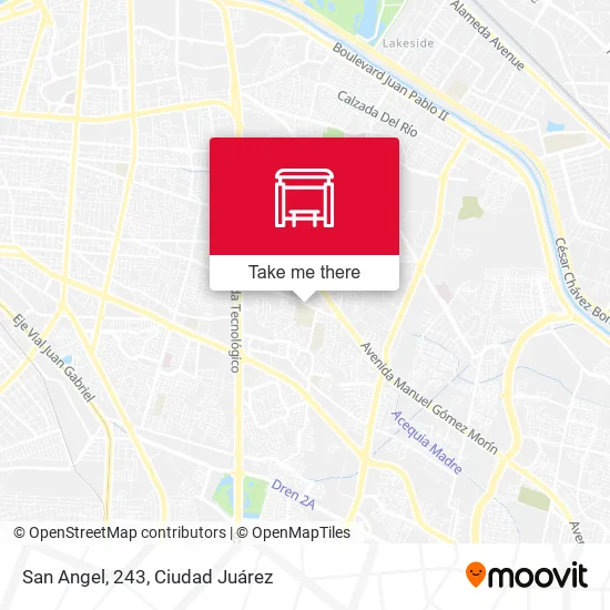 Mapa de San Angel, 243