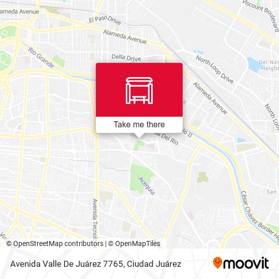 Avenida Valle De Juárez 7765 map