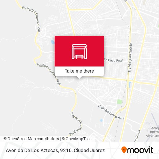 Avenida De Los Aztecas, 9216 map
