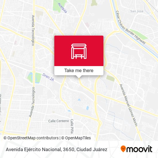 Avenida Ejército Nacional, 3650 map