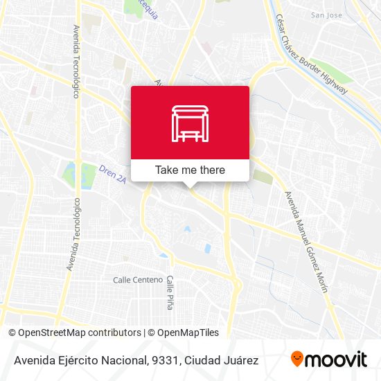 Avenida Ejército Nacional, 9331 map