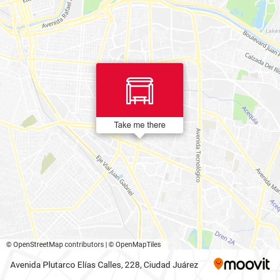 Mapa de Avenida Plutarco Elías Calles, 228
