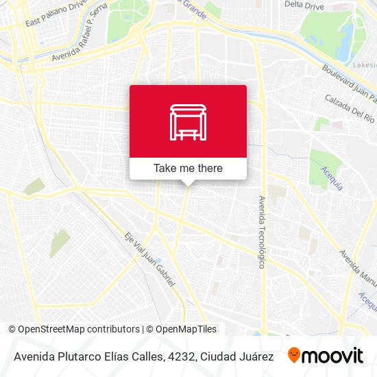 Avenida Plutarco Elías Calles, 4232 map