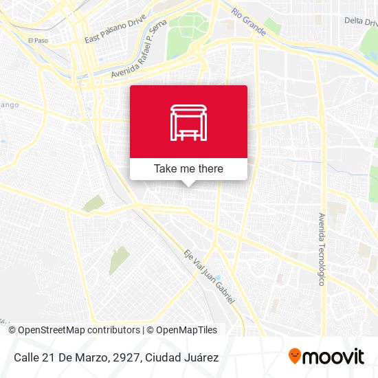 Mapa de Calle 21 De Marzo, 2927