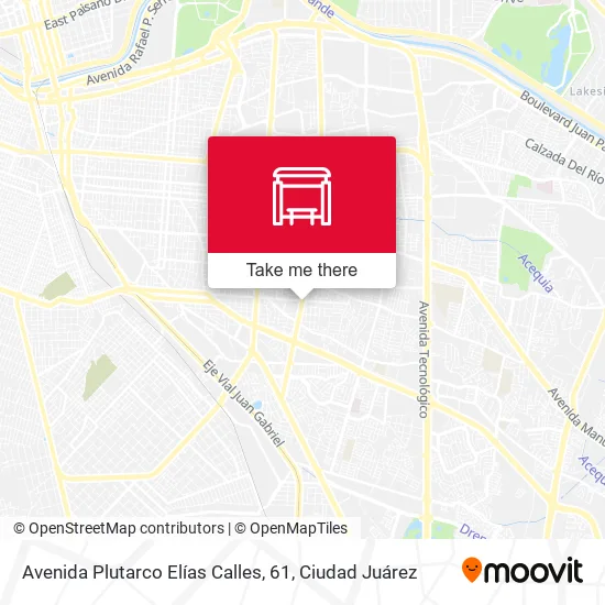 Mapa de Avenida Plutarco Elías Calles, 61