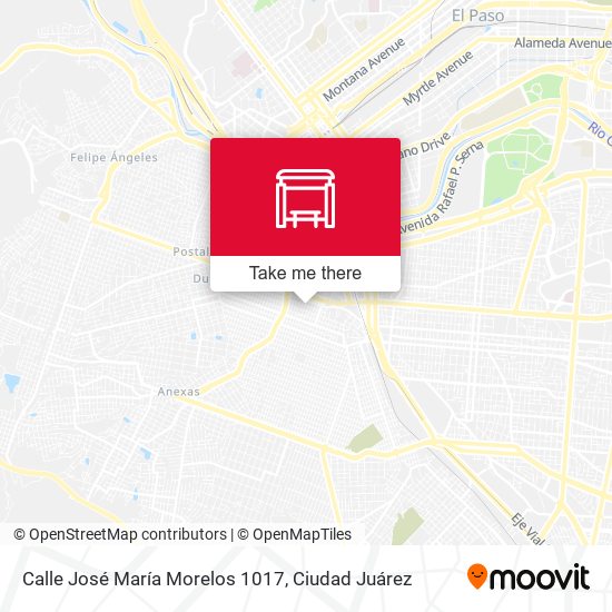 Mapa de Calle José María Morelos 1017