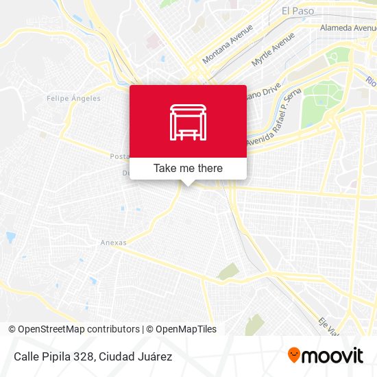 Mapa de Calle Pipila 328